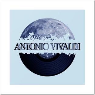 Antonio Vivaldi blue moon vinyl Posters and Art